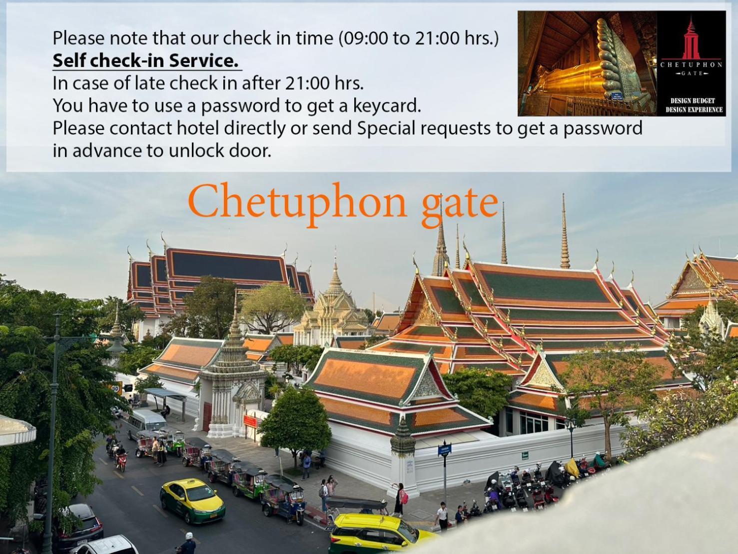 Hotel Chetuphon Gate à Bangkok Extérieur photo